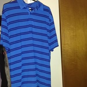 Mens Under Armour striped golf shirt